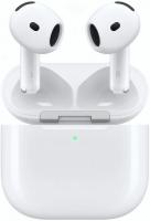 Гарнитура вкладыши Apple AirPods 4 ANC A3055,A3056,A3059 белый беспроводные bluetooth в ушной раковине (MXP93ZA/A)