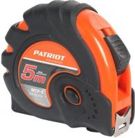 Рулетка строительная Patriot MTP-5 дл.полотна 5м изм.шкала в см зацеп простой черный/оранжевый (350005005)