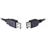 Bion Кабель удлинительный USB 2.0 AM/AF, 3 м, черный [BXP-CCP-USB2-AMAF-030]