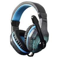 Oklick HS-L400G черно-синие{1.8m мониторы оголовье (NO-3000 LED)} [359480]