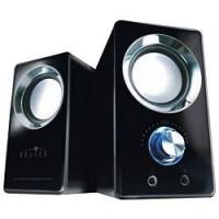 Oklick OK-116 2.0 черный 6Вт портативные