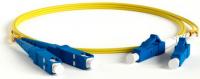 Патч-корд Lanmaster TWT-2LC-2SC/SU-3.0 2x9/125 OS1/OS2 LC дуплекс-SC дуплекс 3м
