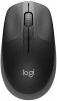 Мышь Logitech M190 черный/темно-серый оптическая 1000dpi беспров. USB 2but (910-005923)