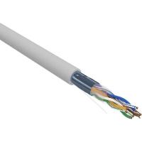 Rexant (02-0021) Кабель витая пара, F/UTP, CAT 5e, ZH нг(А)-HF, 4х2х0,52мм, 24AWG, INDOOR, SOLID, серый, 305м