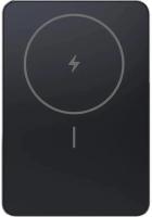 Мобильный аккумулятор Xiaomi Super Slim Magnetic 5000mAh QC3.0/PD3.0 22.5W 3A USB-C беспров.зар. черный (BHR08PMGL)