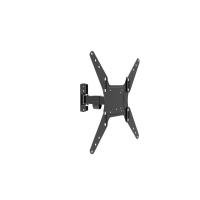 Wize [WP55] для дисплеев 17-55", VESA 75x75, 100x100, 200x200, 300х300, 400х400 мм., макс. нагрузка 25 кг, расстояние от стены 55-225 мм., наклон -5°/+15°, поворот -60°/+60°, черн.