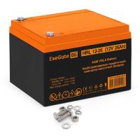 Exegate EX285663RUS Аккумуляторная батарея ExeGate HRL 12-26 (12V 26Ah, клеммы F3 (болт М5 с гайкой))