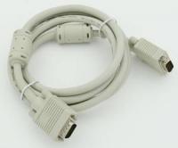 Кабель VGA (m) VGA (m) 1.8м феррит.кольца серый