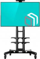 Стойка для телевизора Onkron TS1552 черный 40"-70" макс.60.5кг напольный мобильный