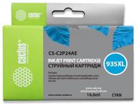 Картридж струйный Cactus CS-C2P24AE №935XL голубой (14.6мл) для HP OJ Pro 6230/6830 с чипом