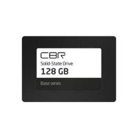 CBR SSD-128GB-2.5-BS24b, Внутренний SSD-накопитель, серия "Base", 128 GB, 2.5", SATA III 6 Gbit/s, 3D TLC NAND, R/W speed up to 550/500 MB/s, TBW (TB) 64, OEM