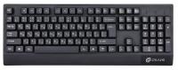 Клавиатура Оклик 115M черный USB (подставка для запястий) (1678098) кабель 1.6м
