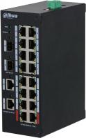 Коммутатор Dahua DH-HS3220-16GT-190 (L2) 18x1Гбит/с 4xКомбо(1000BASE-T/SFP) 2SFP 16PoE+ 190W неуправляемый