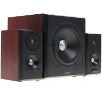 Edifier S350DB brown {2 сат. (40 Вт + 40 Вт) + сабвуфер 70 Вт, 150W RMS; 41-20000Гц, беспроводной пульт ДУ, Bluetooth V5.1; aptX}