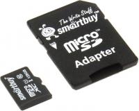 Micro SecureDigital 128Gb Smart buy SB128GBSDCL10-01 {Micro SDHC Class 10, UHS-1, SD adapter}