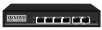Коммутатор Osnovo SW-20600/A(80W) (L2) 6x100Мбит/с 80W неуправляемый