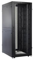 Шкаф серверный ЦМО (ШТК-СП-48.8.12-44АА-9005) напольный 48U 800x1130мм пер.дв.перфор. задн.дв.перфор. 2 бок.пан. 1350кг черный 890мм 170кг 180град. 2215мм