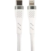 PERFEO Кабель USB C вилка - Lightning вилка, 60W, белый, длина 1 м., POWER (C1004)