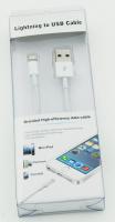 Кабель USB (m)-Lightning (m) 1м белый