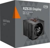 Устройство охлаждения(кулер) PcCooler RZ820 Display BK нет подсветки Soc-AM5/AM4/1200/1700/1851 черный 4-pin 15-27.1dB Al+Cu LCD 300W 1860gr Ret (RZ820-BKNWNY-GL)