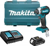 Шуруповерт Makita DTD153SY аккум. патрон:шестигр.1/4" (кейс в комплекте)