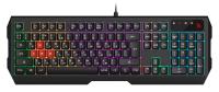 Клавиатура A4Tech B135N черный USB for gamer LED (подставка для запястий) кабель 1.8м