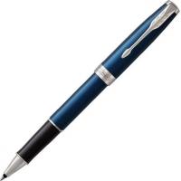 Ручка роллер Parker Sonnet Core T539 (1931535) LaqBlue CT F черн. черн. подар.кор.