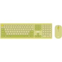 Acer OCC205 [ZL.ACCEE.00E] Комплект (клавиатура+мышь) клав:зеленый/желтый мышь:зеленый/желтый USB беспроводная slim