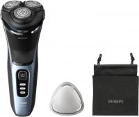 Бритва роторная Philips S3243/12 реж.эл.:3 питан.:аккум. голубой/серебристый