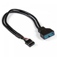 Exegate EX284940RUS Кабель-переходник USB 2.0-USB 3.0 ExeGate EX-CC-U3U2-0.3 (9pin/19pin, 0,3м)