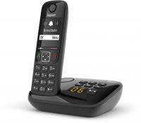 Р/Телефон Dect Gigaset AS690A черный автооветчик АОН