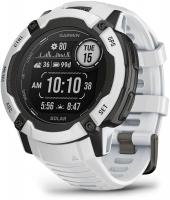 Смарт-часы Garmin Instinct 2X Solar 50мм 1" MIP корп.белый/черный рем.белый (010-02805-04)