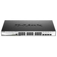 D-Link DGS-1210-28X/ME/C1A Управляемый L2 коммутатор с 24 портами 10/100/1000Base-T и 4 портами 10GBase-X SFP+