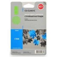 CACTUS CLI-451C Картридж струйный CS-CLI451C голубой для Canon MG 6340/5440/IP7240 (10,2ml)