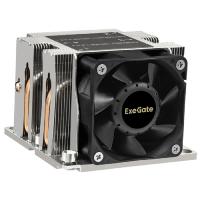 Exegate EX293439RUS Кулер ExeGate ESNK-P0068AP4.PWM.2U.3647.Cu (Al+Cu, 2U, 4 тепл. трубки, LGA3647, TDP 205W, PWM, 2100-6800RPM, 2 ball bearing, 4pin, 52db, 430г, на винтах, с термопастой, Retail box)