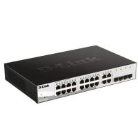 D-Link DGS-1210-20/F2A Управляемый L2 коммутатор с 16 портами 10/100/1000Base-T и 4 комбо-портами 100/1000Base-T/SFP