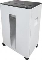Шредер Office Kit S330SF (3,9х35) белый/черный (секр.P-4) фрагменты 13лист. 30лтр. скобы пл.карты