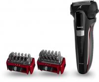 Бритва сетчатая Panasonic ES-LL41-K520 реж.эл.:3 питан.:аккум. черный/красный