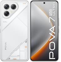 Смартфон Tecno Pova 7 Ultra 5G 256Gb 12Gb белый моноблок 3G 4G 2Sim 6.67" 1260x2800 Android 15 108Mpix 802.11 a/b/g/n/ac/ax NFC GPS GSM900/1800 Protect