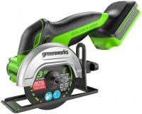 Углошлифовальная машина Greenworks GD24UCS 20000об/мин рез.шпин.:M6 d=76мм (3402007)