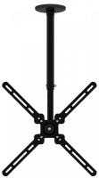 Кронштейн для телевизора Cactus CS-CP07 черный 23"-55" макс.45кг потолочный поворот и наклон