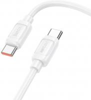 Кабель Hoco X115 52025 USB Type-C (m)-USB Type-C (m) 1.2м белый