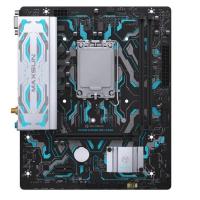 MAXSUN MS-B760M GAMING WIFI GANK V2 (Socket 1700, mATX, 2*DDR5, VGA/HDMI, 3*SATA3, 1*M.2, 1xPCI-E x16 /1xPCI-E x4, 4*USB 2.0, 2*USB 3.2 GEN 2, LAN 1*1G,  Bluetooth,  Wi-Fi 802.11ax, RTL)