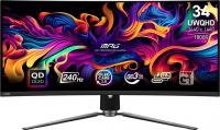 Монитор MSI 34" MPG 341CQPX черный QD OLED LED 21:9 HDMI полуматовая HAS Piv 250cd 178гр/178гр 3440x1440 240Hz DP UW USB 8.9кг