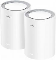 Бесшовный Mesh роутер Cudy M3600 (M3600(2-PACK)) BE3600 10/100/1000BASE-T белый (упак.:2шт)
