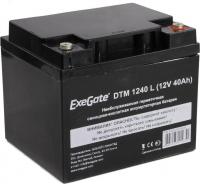 Exegate EX282977RUS Аккумуляторная батарея DTM 1240 L (12V 40Ah, под болт М5)