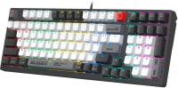Клавиатура A4Tech WS98 механическая черный/серый USB беспроводная BT/Radio for gamer LED