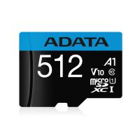 Флеш карта microSDXC 512GB A-Data AUSDX512GUICL10A1-RA1 Premier + adapter