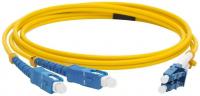 Патч-корд Lanmaster LAN-2LC-2SC/SU-3.0 2x9/125 OS1/OS2 LC дуплекс-SC дуплекс 3м LSZH оранжевый
