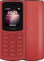 Мобильный телефон Nokia 106 DS TA-1564 красный моноблок 2Sim 1.8" 120x160 Series 30+ GSM900/1800 GSM1900 FM microSD max32Gb